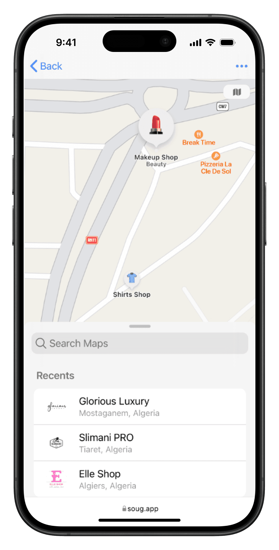 Soug App Store Location